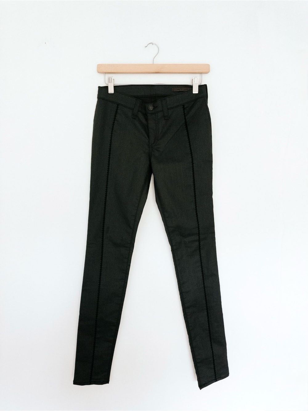 rag & bone Shoreditch Skinny Coated Jeans - Size 26